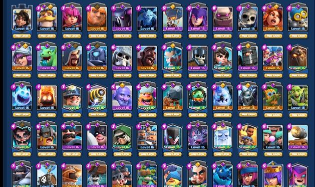 Conta Clash Royale Full 16