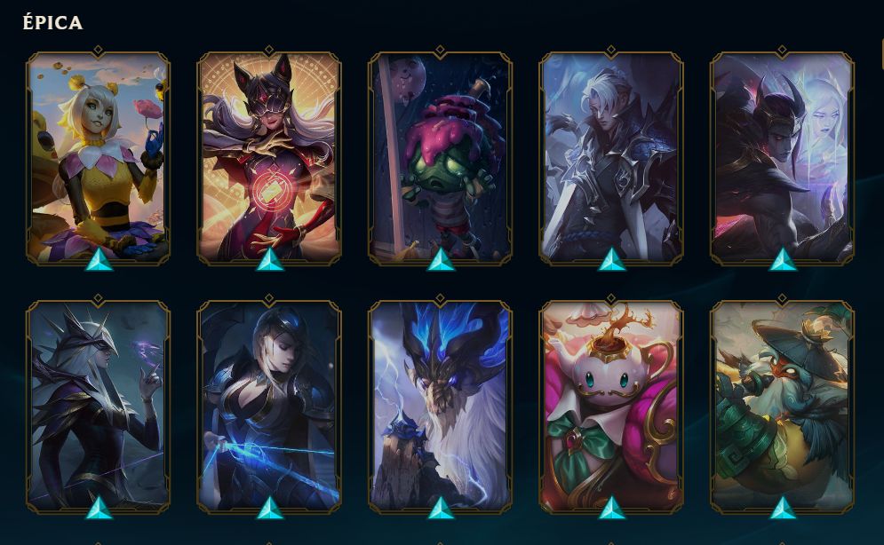 LOL DIAMANTE IV | 207 SKINS | 1 ULTIMATE | 3 MÍTICAS | 8 LENDÁRIAS | HONRA 4