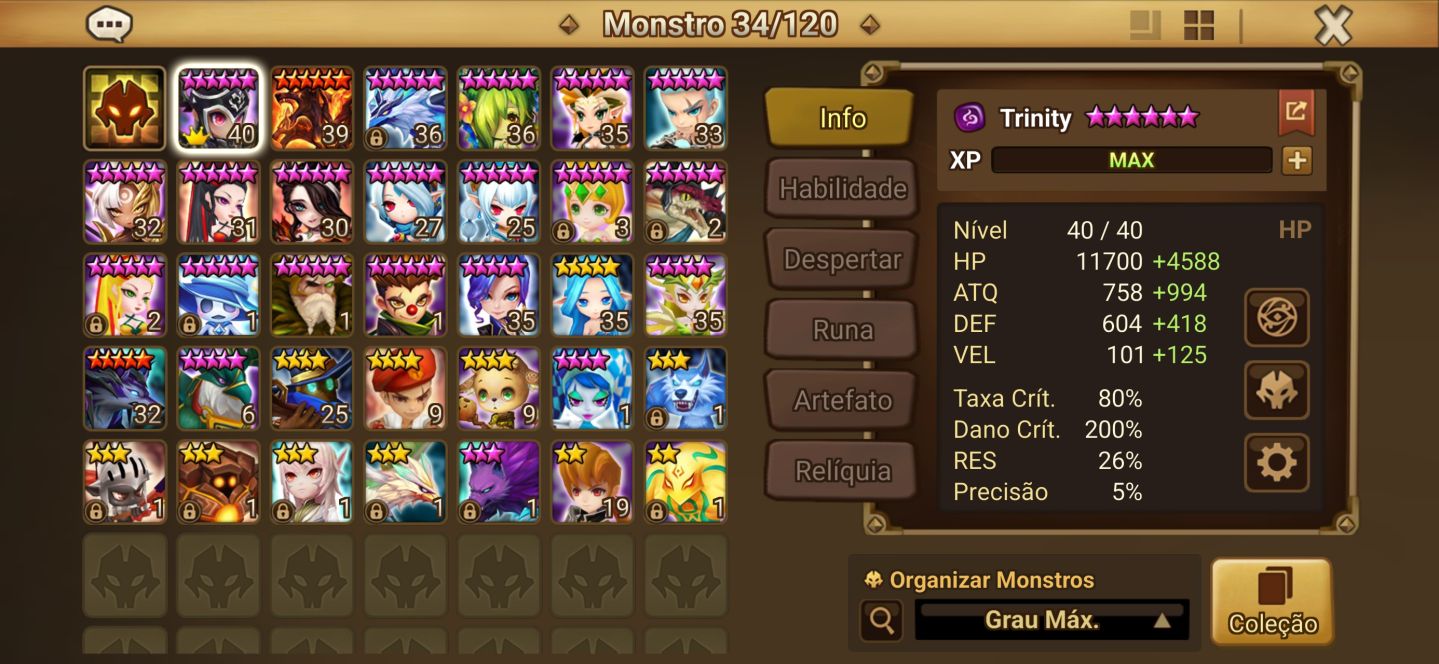 Triple LD Insano Cleave - Trinity , Grogen e Ayan Combo Cleave ! Summoners War