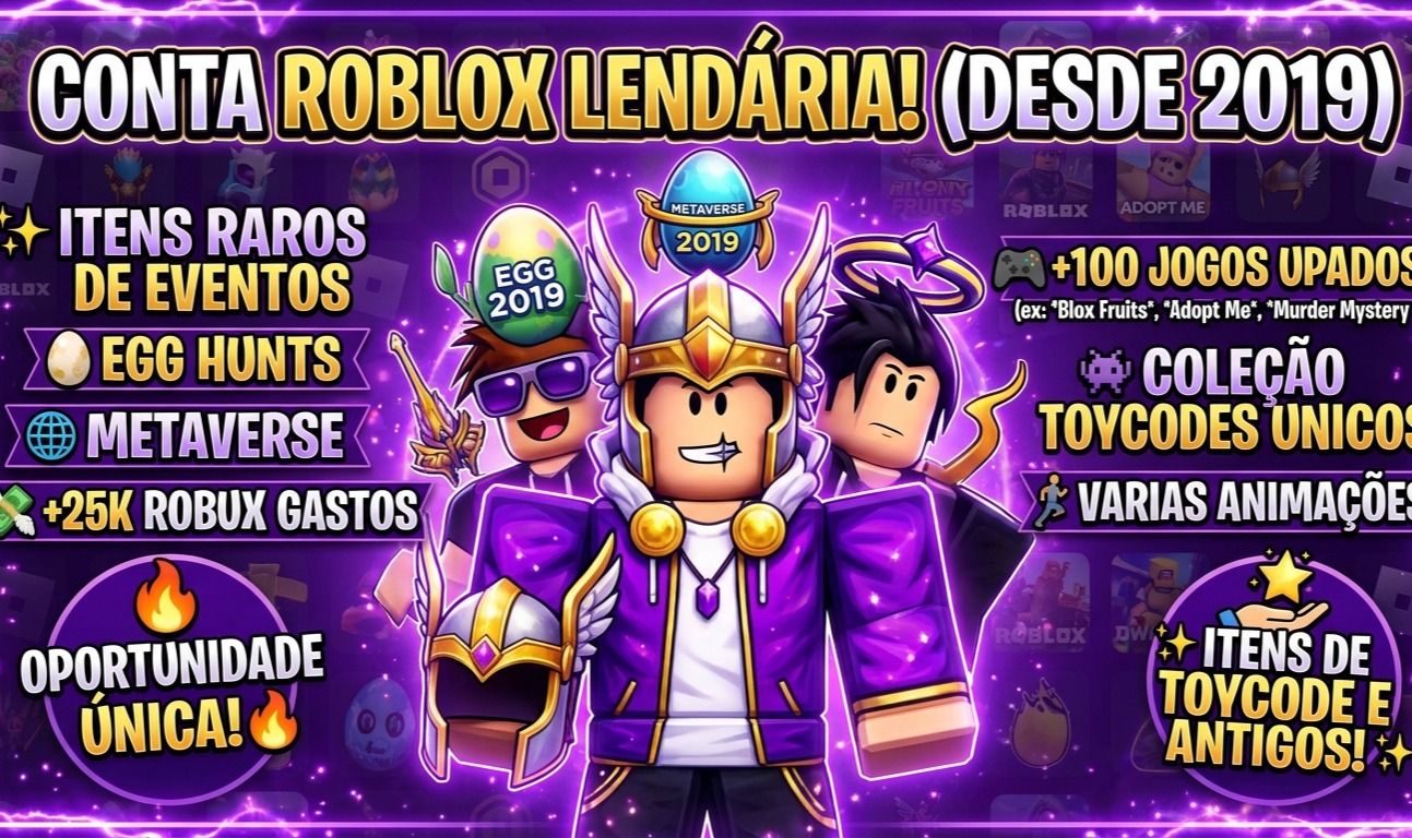 Conta de Roblox Og & Rara!!