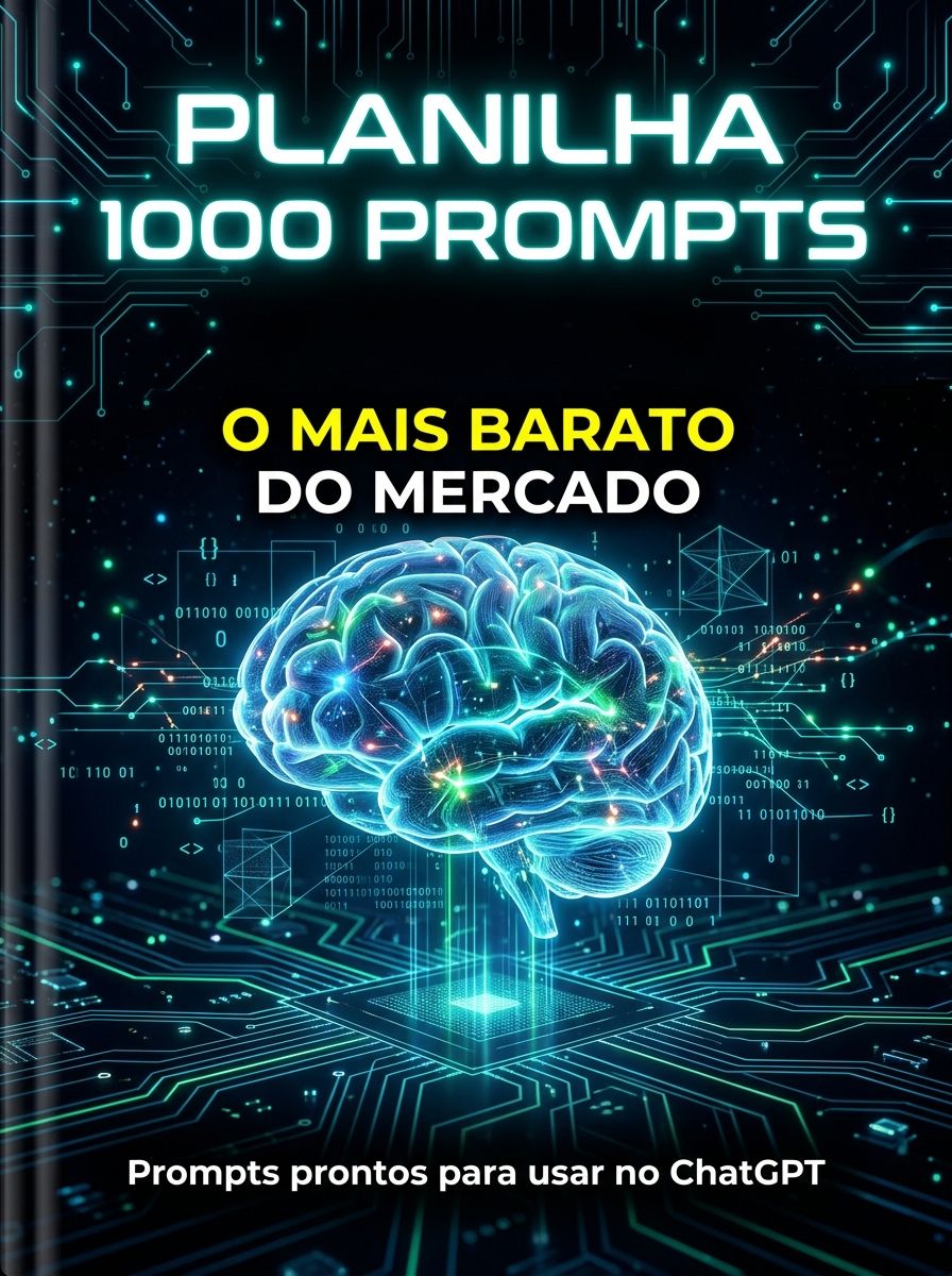 PANILHA 1000 PROMPTS O MAIS BARATO DO MERCADO P/USAR NO GPT