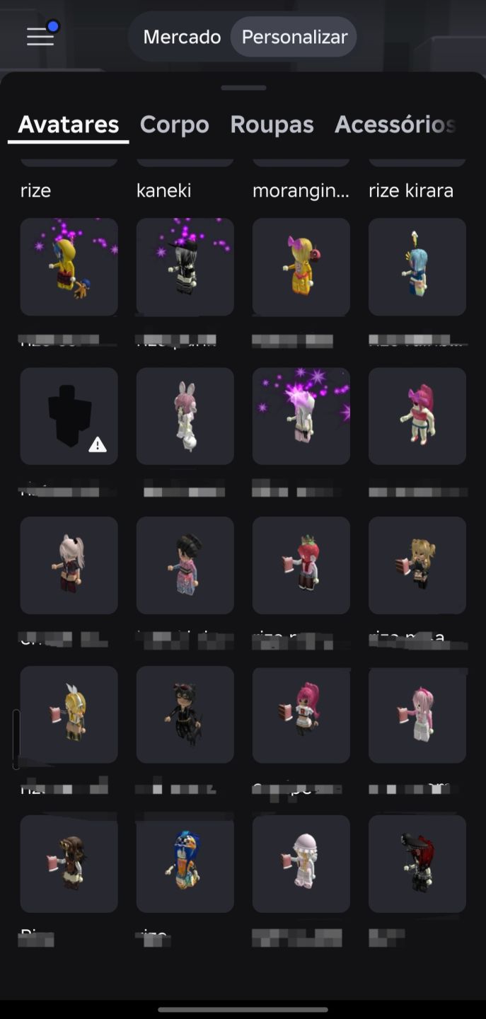Conta roblox girl