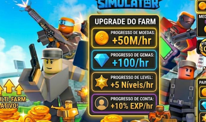 Tower defense simulator Farm de coin / Gema