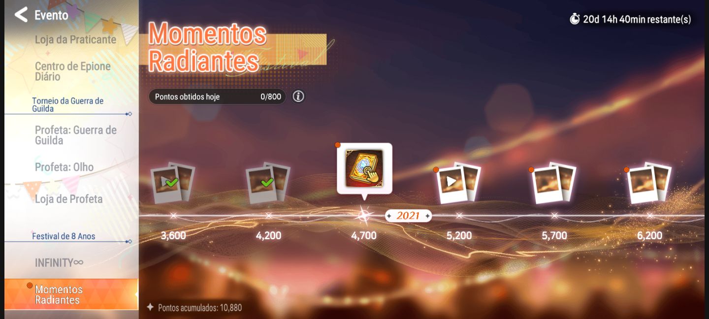 Conta starter epic seven collab czz completa+32 personagens 5 estrelas
