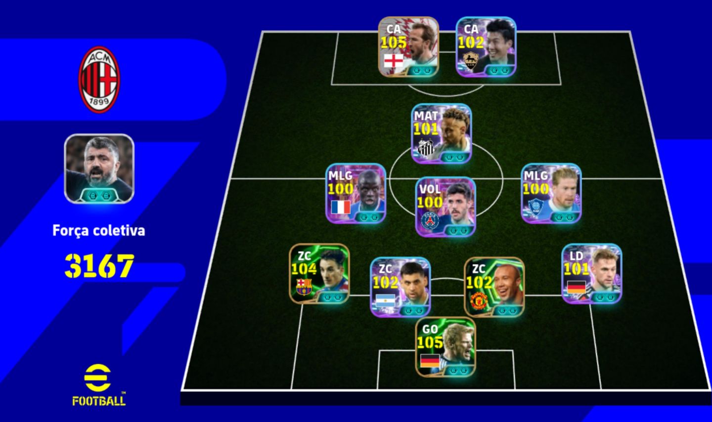 CONTA DE eFOOTBALL