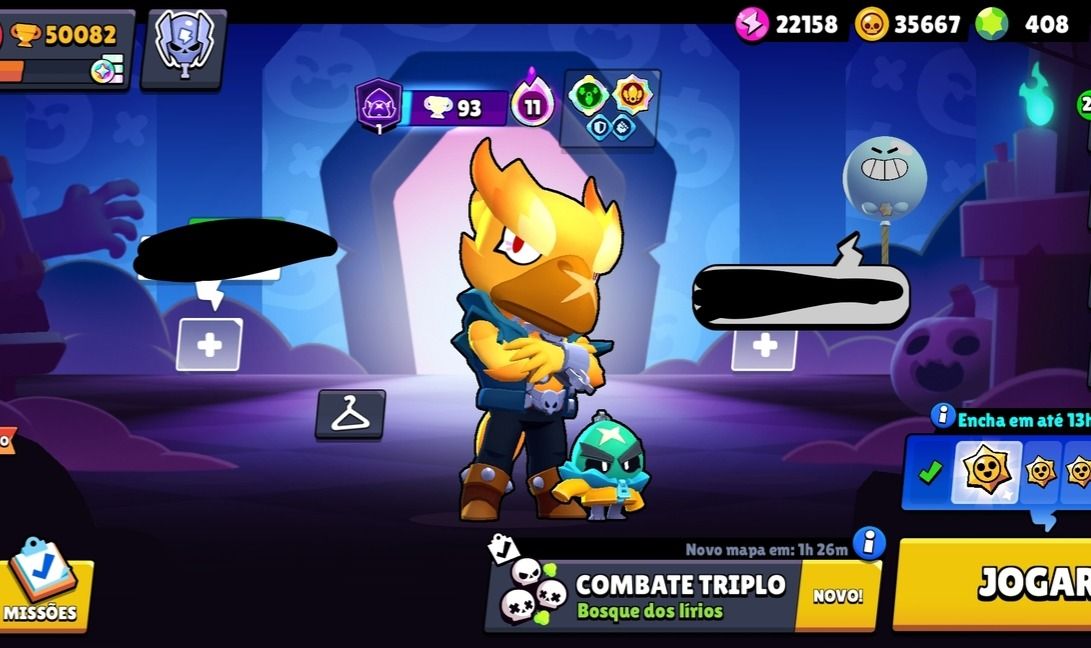 CONTA BRAWL STARS 50K