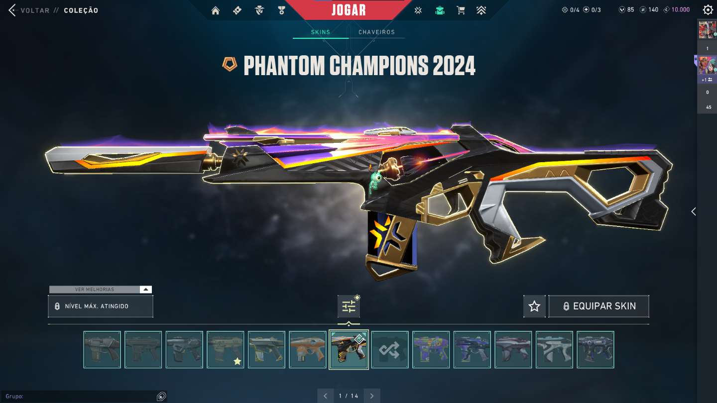 Conta Valorant VALOR NEGOCIÁVEL | Full acesso | R$ 4.000 gastos | Muita skin