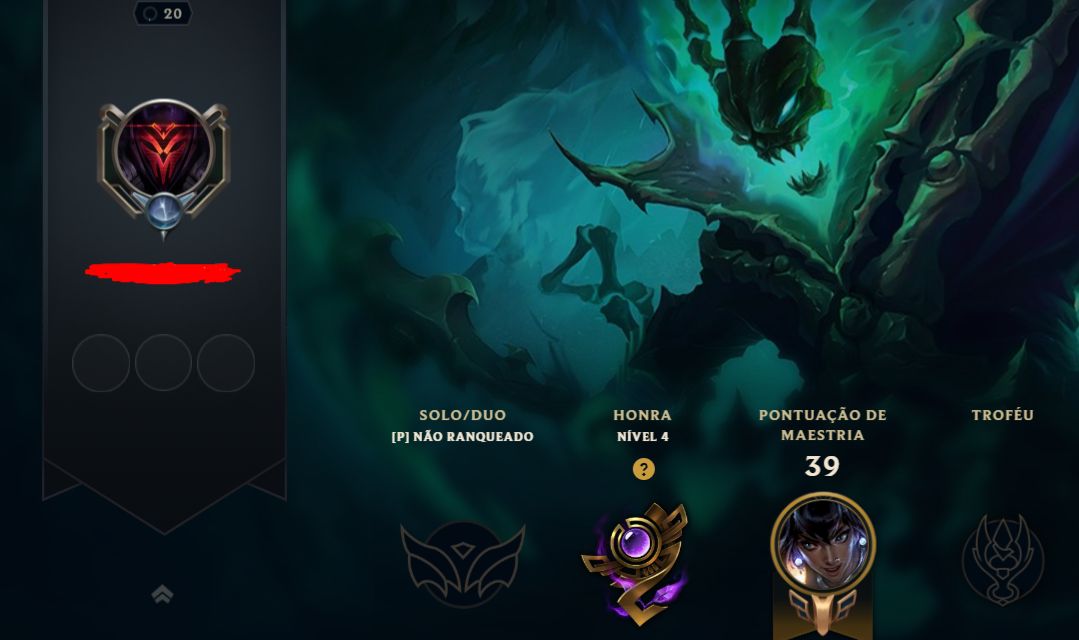 CONTA LEAGUE OF LEGENDS LEVEL 20 | 51K EA | HONRA 4 | SKINS NO ESPÓLIO