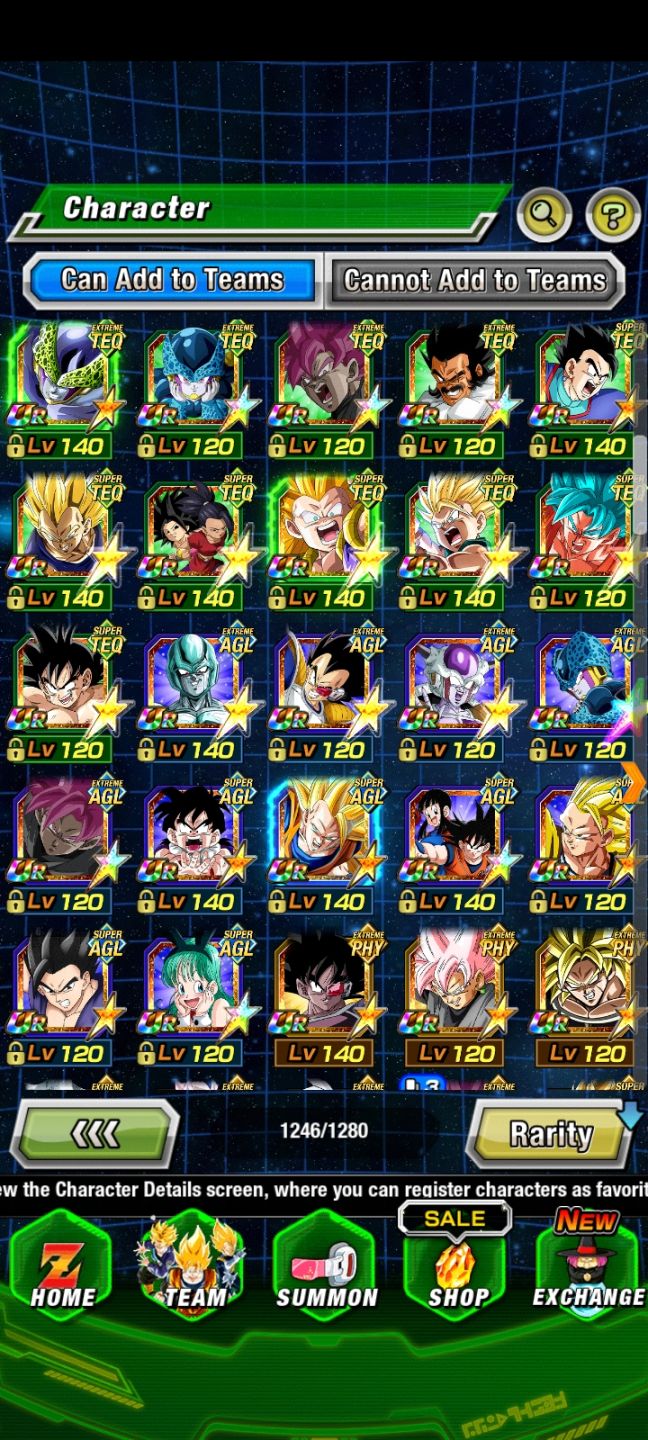 CONTA MID GAME COM MUITOS PERSONAGENS META - DOKKAN BATTLE