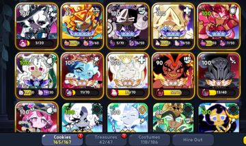 Cookie run kingdom acc(almost ALL cookies and limites caracteres)