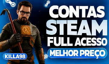 CONTAS STEAM [JOGUE ONLINE!] Full Acesso! - Contas Baratas e Permanentes!