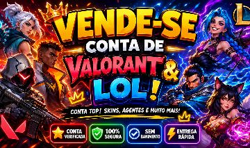 CONTA VALORANT + LOL / 8k MAIS GASTO