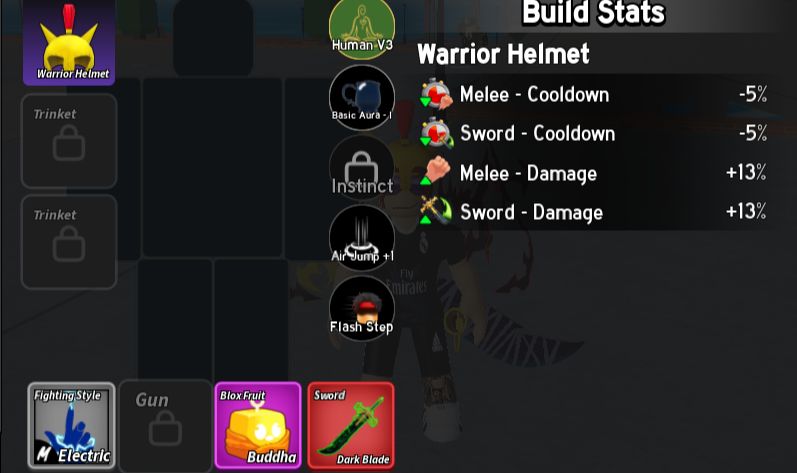 Conta Roblox upada em Blox Fruit com Yoru V2 e em outros jogos