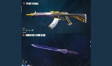 VANDAL PRIME + FACA NARUKAMI (KURONAMI 2.0) + 10 SKINS: FULL ACESSO, ELO: OURO 3
