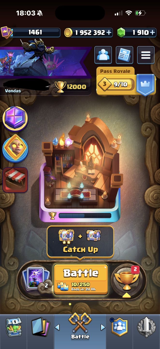 CONTA CLASH ROYALE 12K