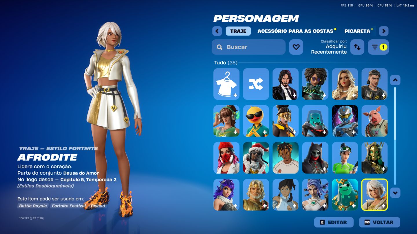 Conta fortnite full acesso com lara croft full acesso
