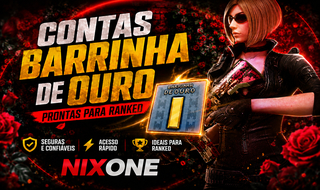 CONTA CROSSFIRE - BARRINHA DE OURO - ARMAS VARIANTES - (ENTREGA AUTOMATICA)