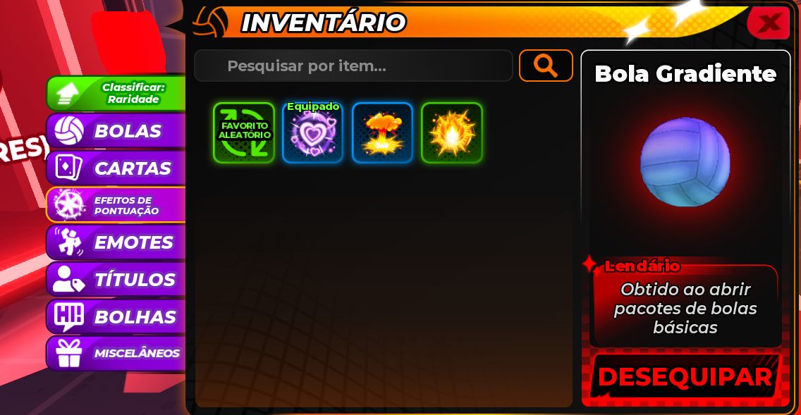 A melhor conta de lendas do volei pra iniciante da ggmax