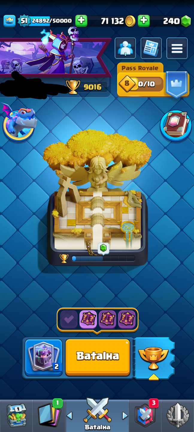 Conta Clash Royale / Clash of clans e braw stars juntas