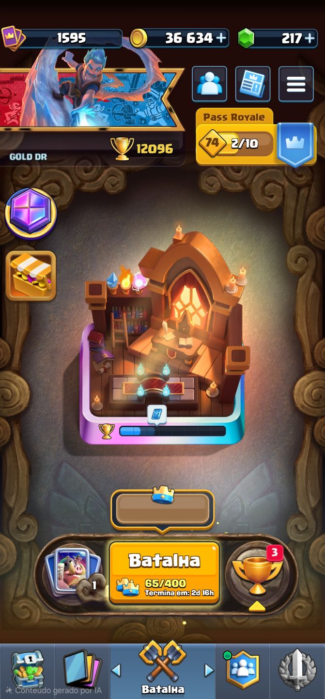 Conta de Clash com 12k