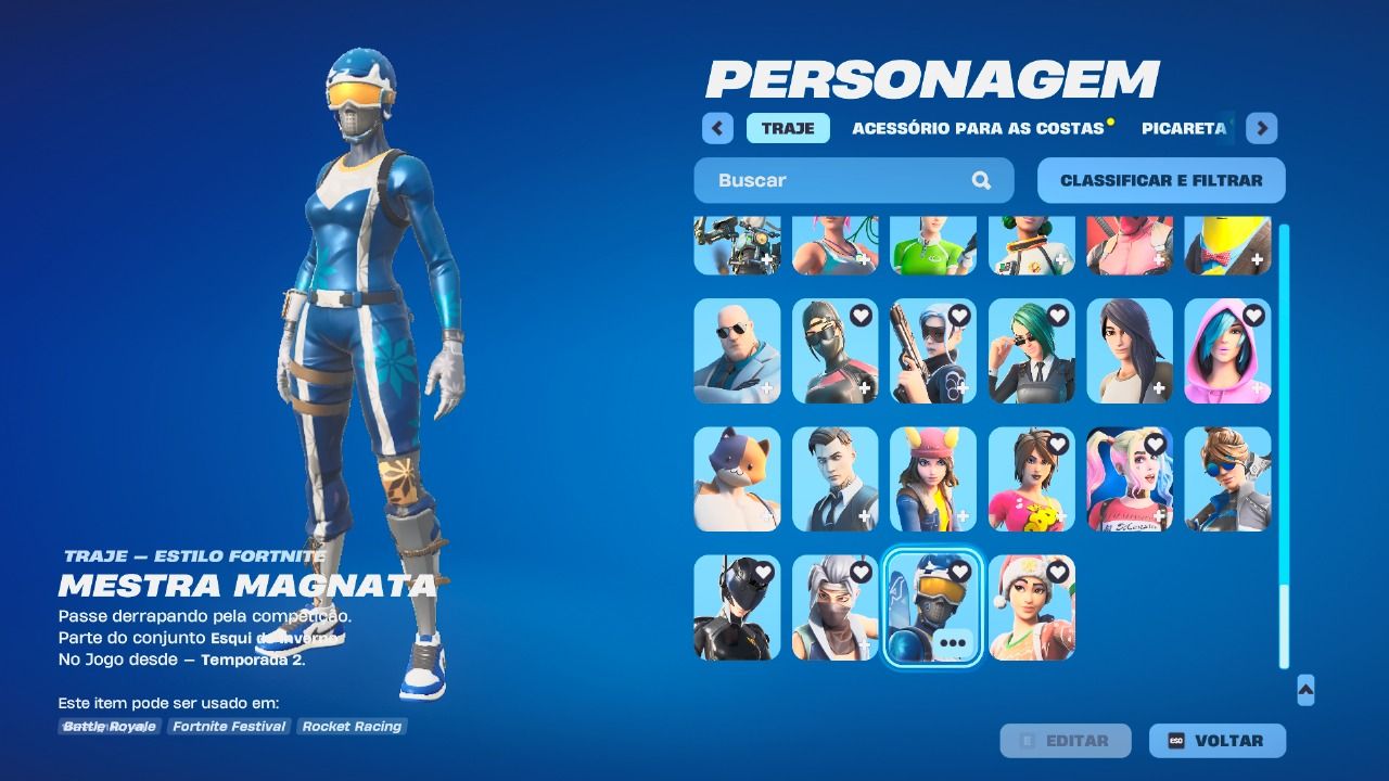Conta Fortnite, com skins tryhards e itens evento travis + itens rocket league