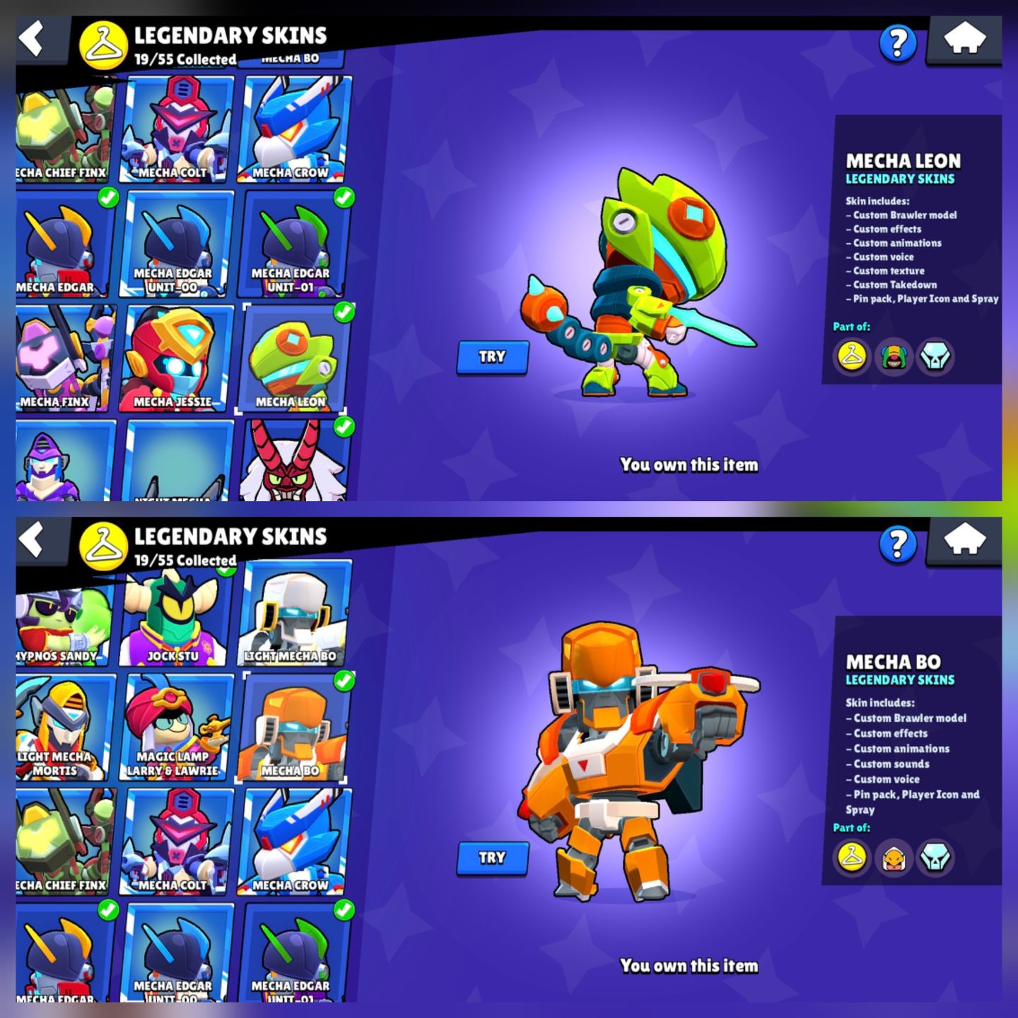 Conta Brawl Stars com TODOS os Brawlers (84 com prestígio)