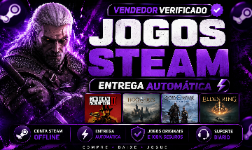 TOP VENDAS | JOGOS ATUAIS + CONTAS STEAM OFFLINE PC ENTREGA AUTOMÁTICA FAST