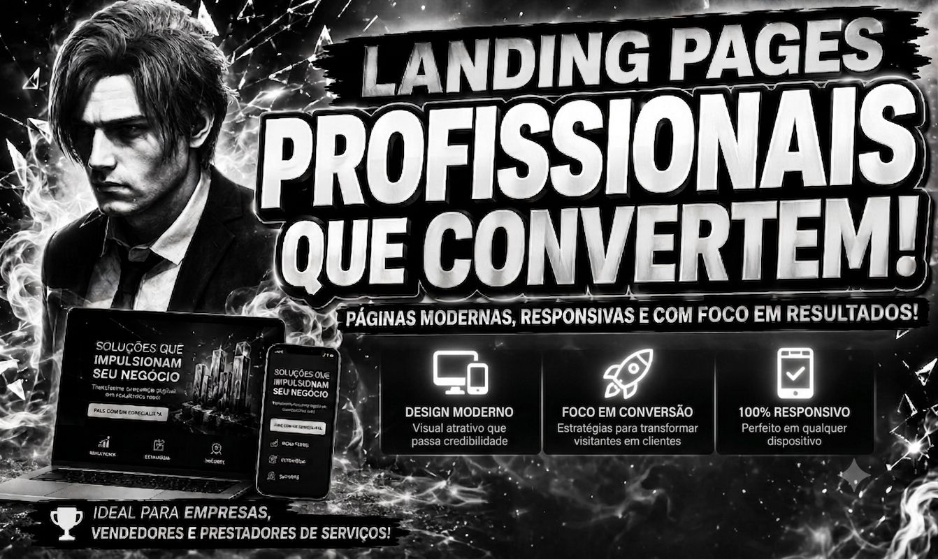 FAÇO LANDING PAGE PARA VOCÊ!