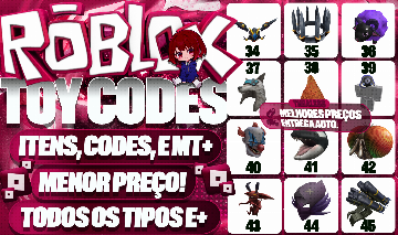 [BARATO] TOYCODES/CODE ROBUX/ITENS EXCLUSIVOS/GAME CODES | ENTREGA AUTO E PROMO
