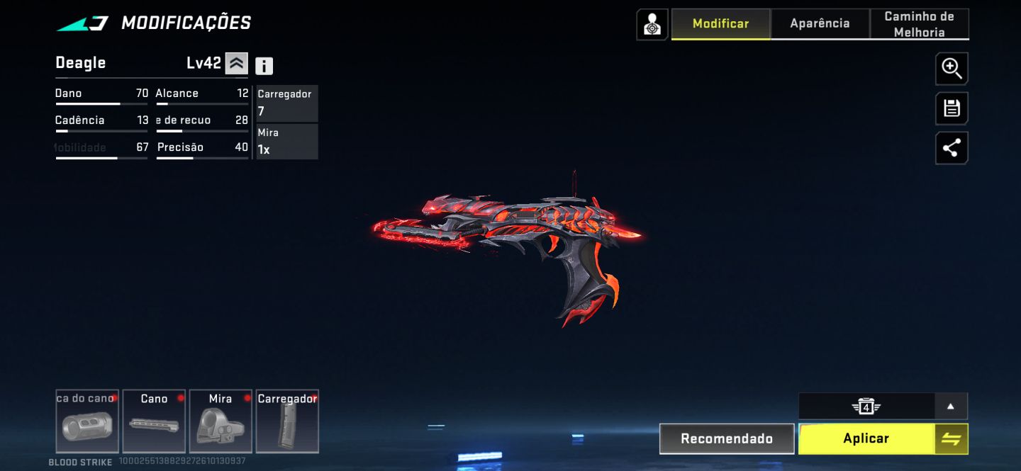 Conta Blood Strike com empiria