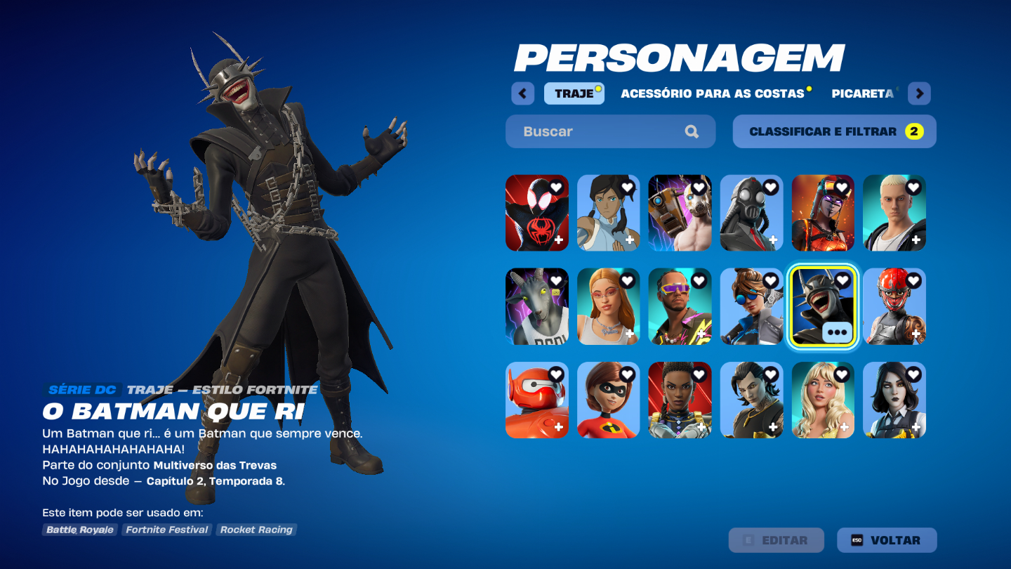 CONTA DE FORTINITE FULL ACESSO RARA E MEGA GEMADA!