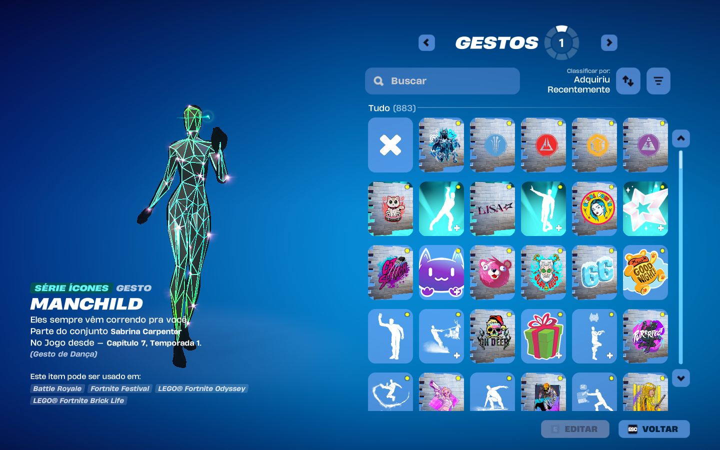 CONTA DE FORTNITE COM TRAVIS SCOTT, KILLYE JENNER E +(4.000+ GASTOS)