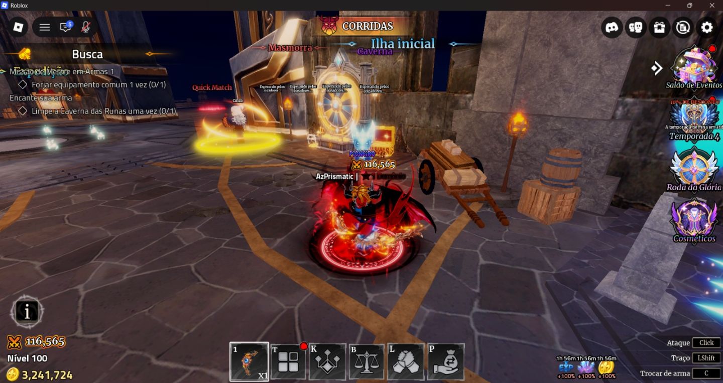 CONTA DE IRON SOUL END GAME 18K DE ATK