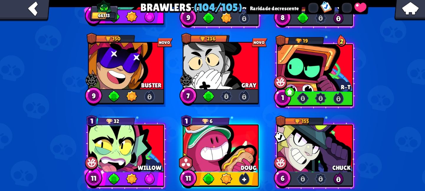 CONTA DE BRAWL STARS RARÍSSIMA!! (OLHE A DESCRIÇÃO)