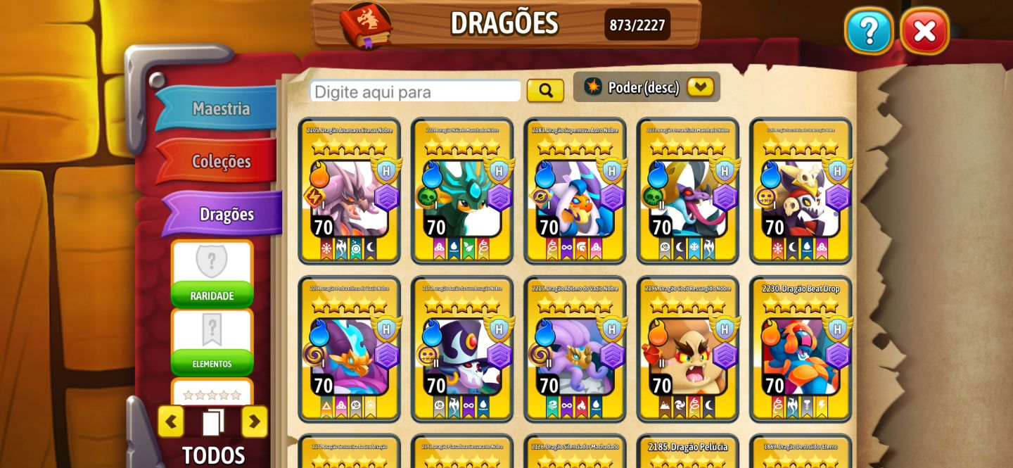 CONTA TOP DRAGON CITY - 5,28 MILHÕES DE GEMAS!