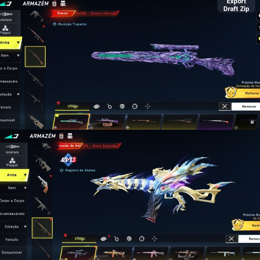 Conta BloodStriker | Armas Eterna | Armas Ultra | Skins de colab e Muito Mais