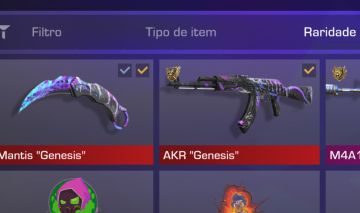 CONTA COM KIT FACA/AK/M4