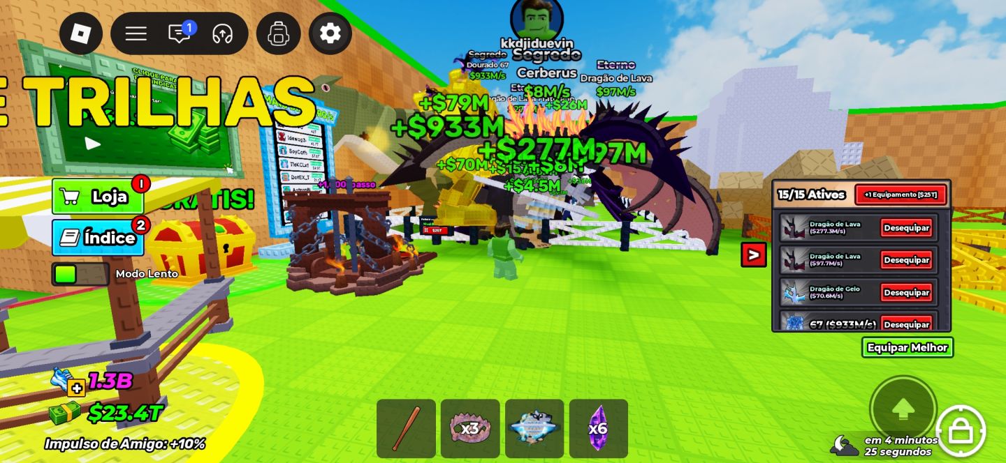 Conta de roblox upada em Blox Fruits com Yoru e Budah perm,upada em roube um ovo