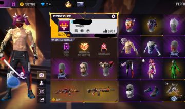 CONTA DE FREE FIRE TOP | COM 5 6 12.. PASSE RAGNAROK ANGELICAL E MUITO MAIS |