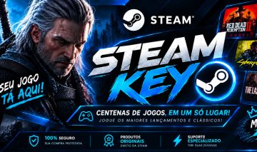 Keys de Jogos Steam Baratas Aleatorias