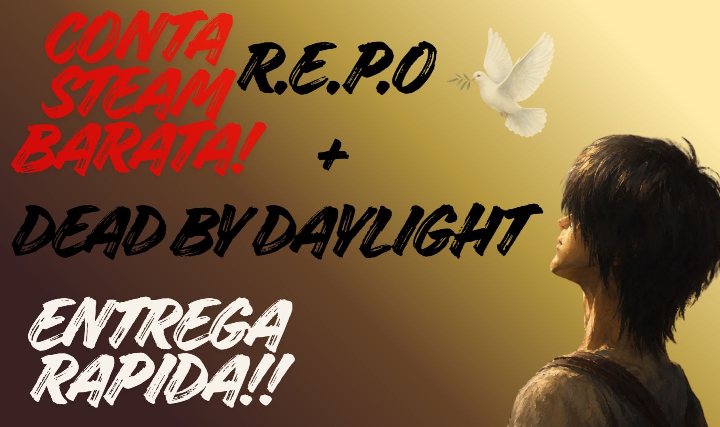 [FULL ACESSO+BARATO] Conta Steam com Dead by Daylight + REPO | Único Dono