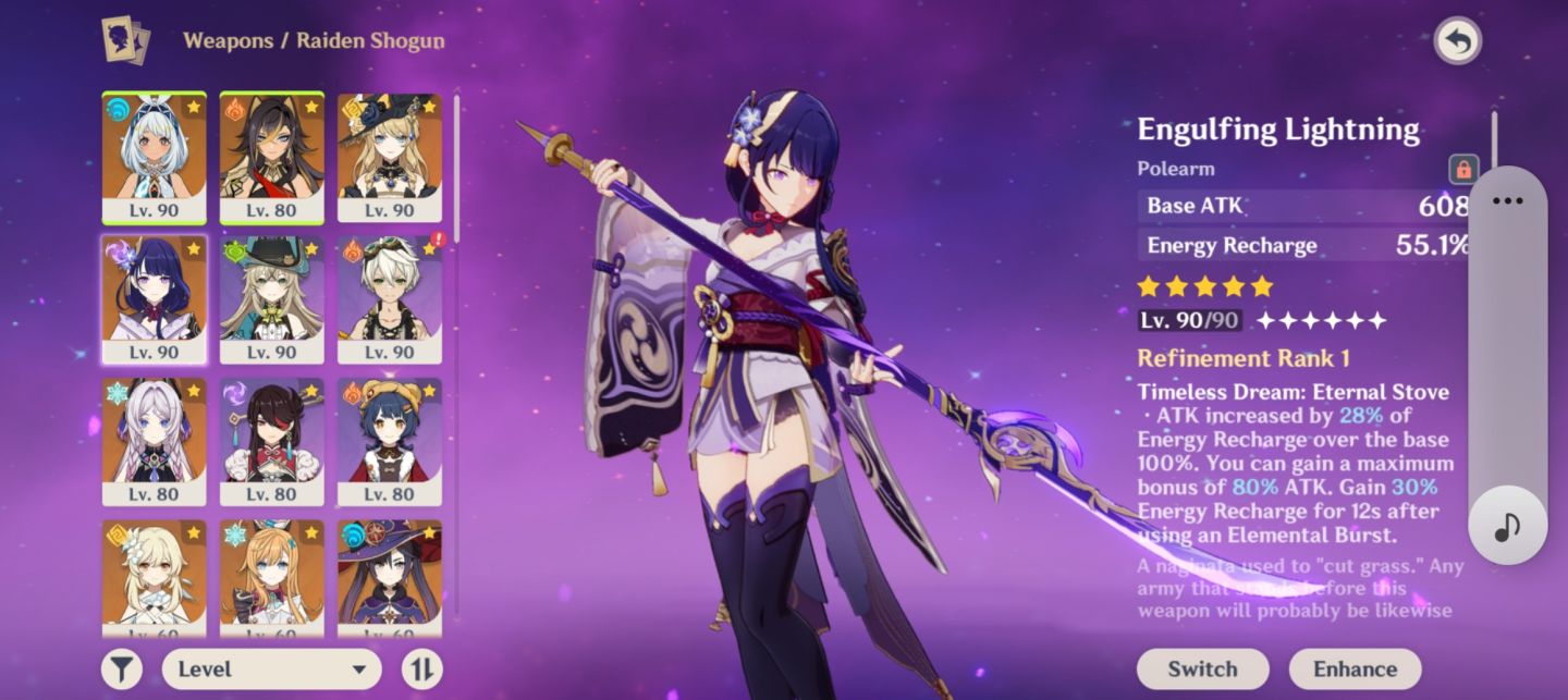 NA AR55 MUALANI + BIS SHOGUN + BIS NAVIA CITLALI ETC