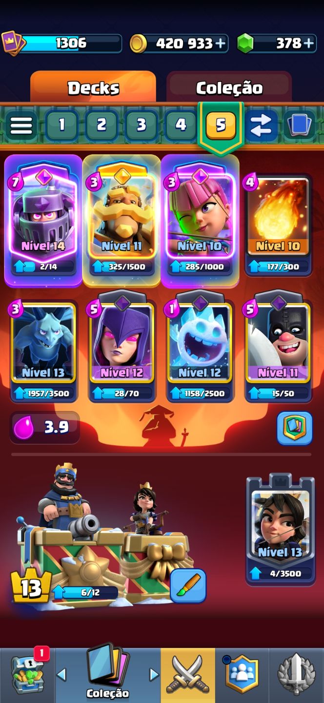 CONTA DE CLASH ROYALE ARENA 19