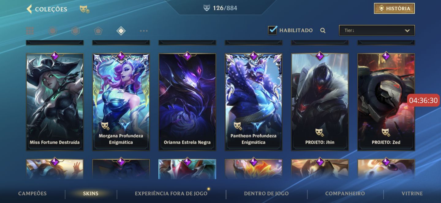 Conta wild rift Main Aurelion top 100 todas as skins dele mais 126 skin ultimate