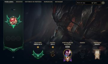 CONTA ESMERALDA 4 / MF EXOCÓSMICA / 4 SKINS DO YASUO / 42 SKINS / 10K EA