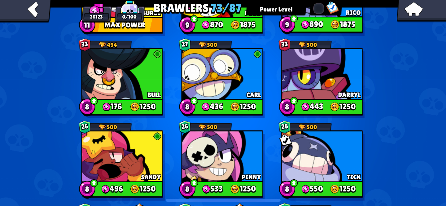 Conta brawl Stars 26K TROFÉUS!!!
