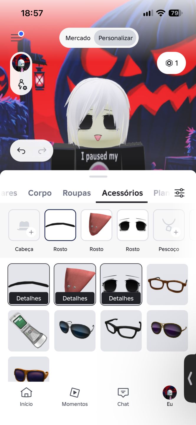 Conta de Roblox Skins e upada em jogos