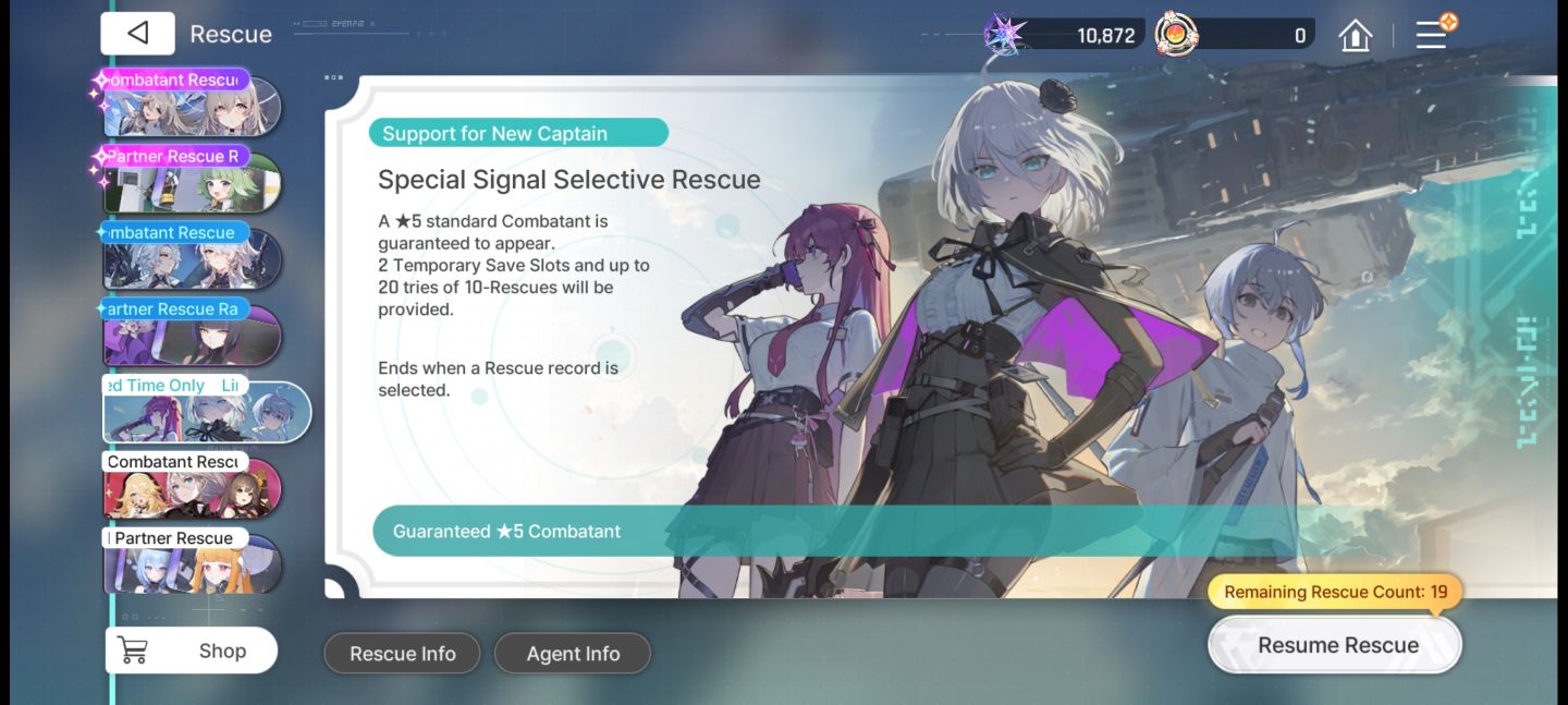CONTA DE STARTER COM 6 PERSONAGENS 5 + 2 SELETORES
