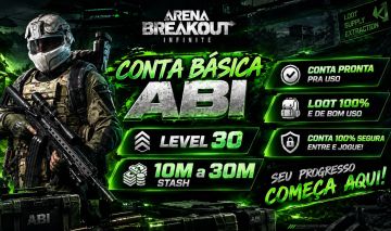 CONTA BASICA ARENA BREAKOUT PC - LEVEL 30 | 10M A 30M DE STASH