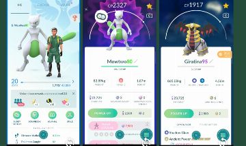 Pokémon GO Mewtwo shiny + 2 Giratina Lendários | lvl 20 l D201